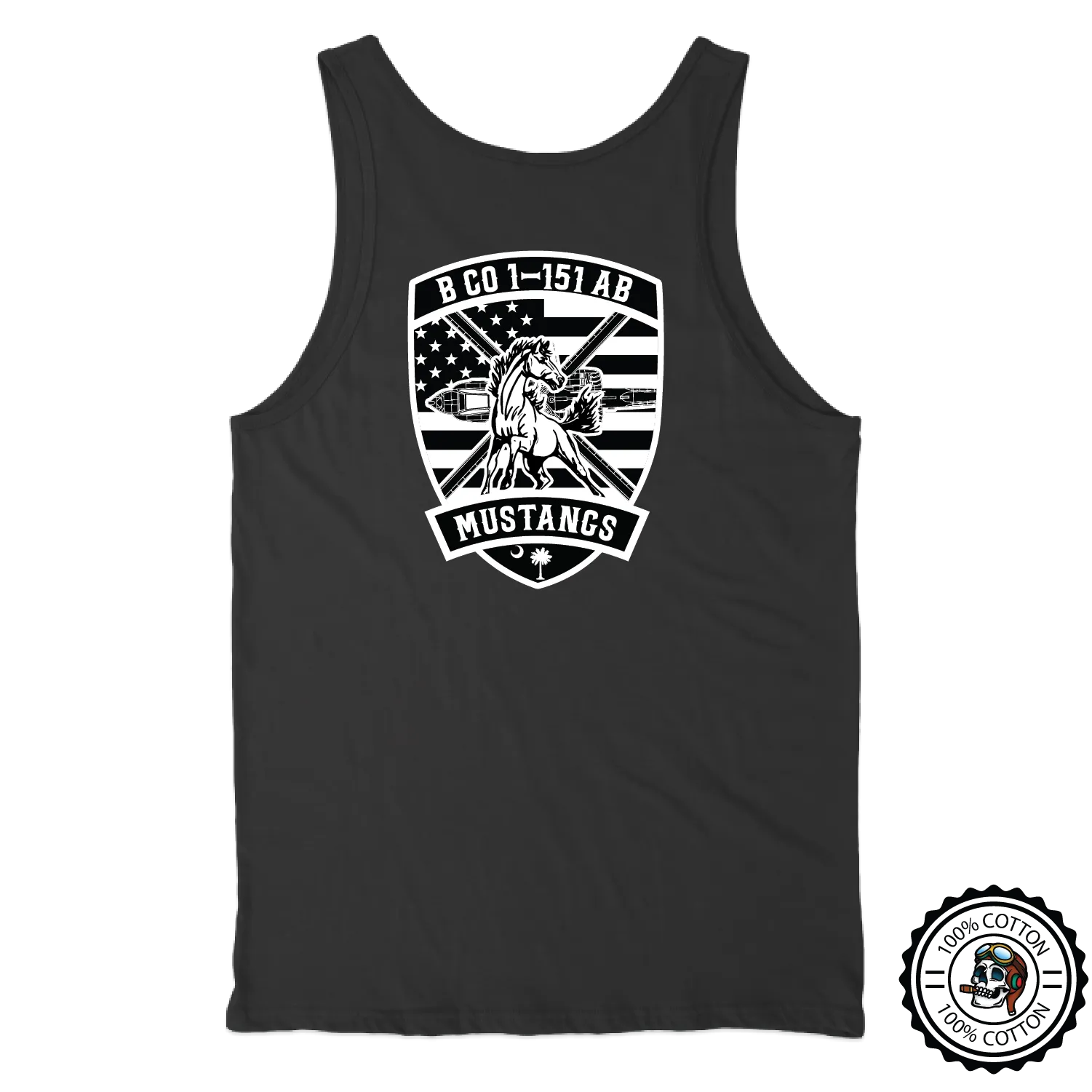 B Co, 1-151 AB "Mustangs" Center Tank Tops