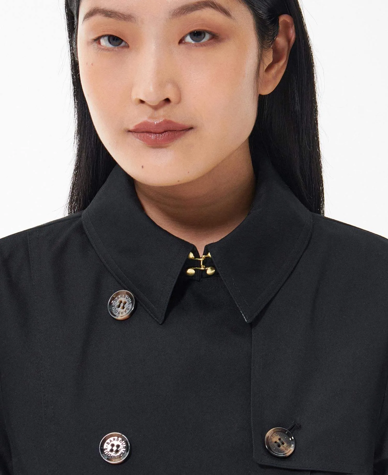 Barbour Kápa - Greta Showerproof - Black