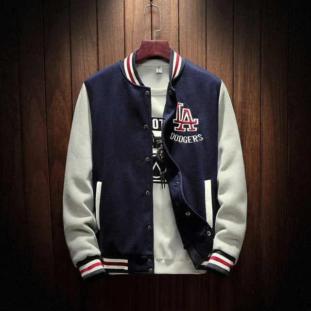 Casual Baseball Bomber Jacket