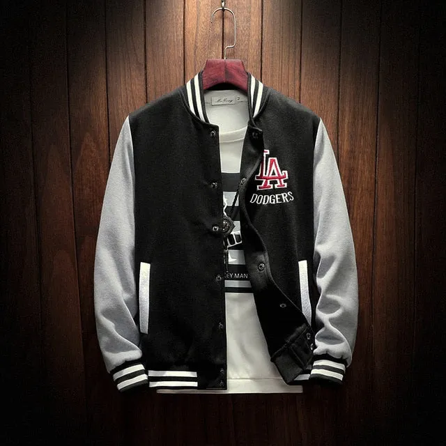 Casual Baseball Bomber Jacket