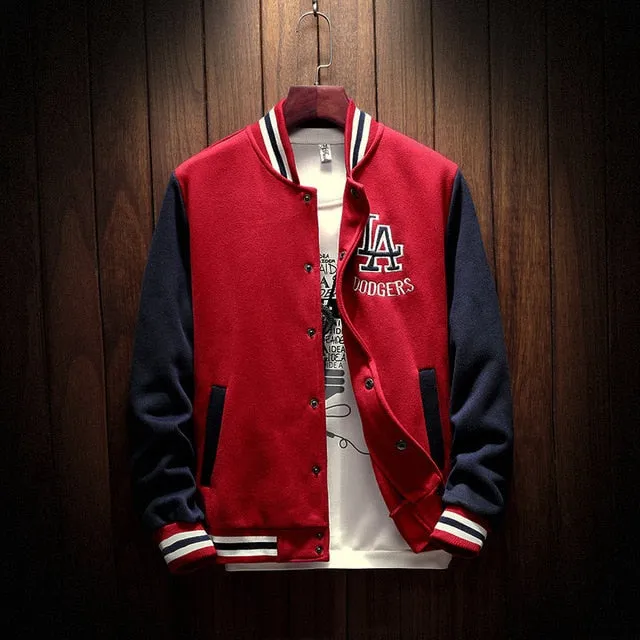 Casual Baseball Bomber Jacket