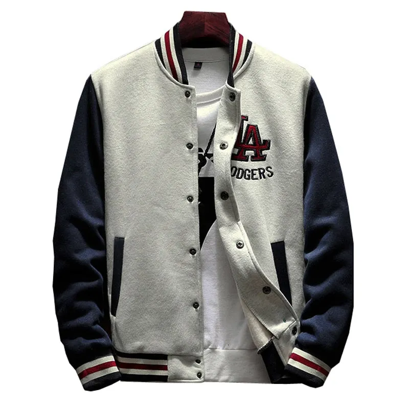 Casual Baseball Bomber Jacket