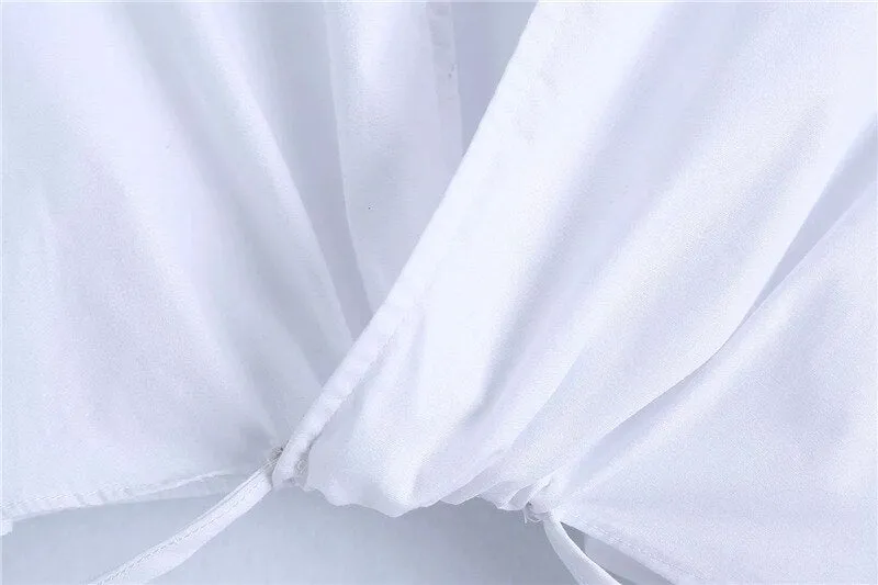 CROPPED WHITE BLOUSE
