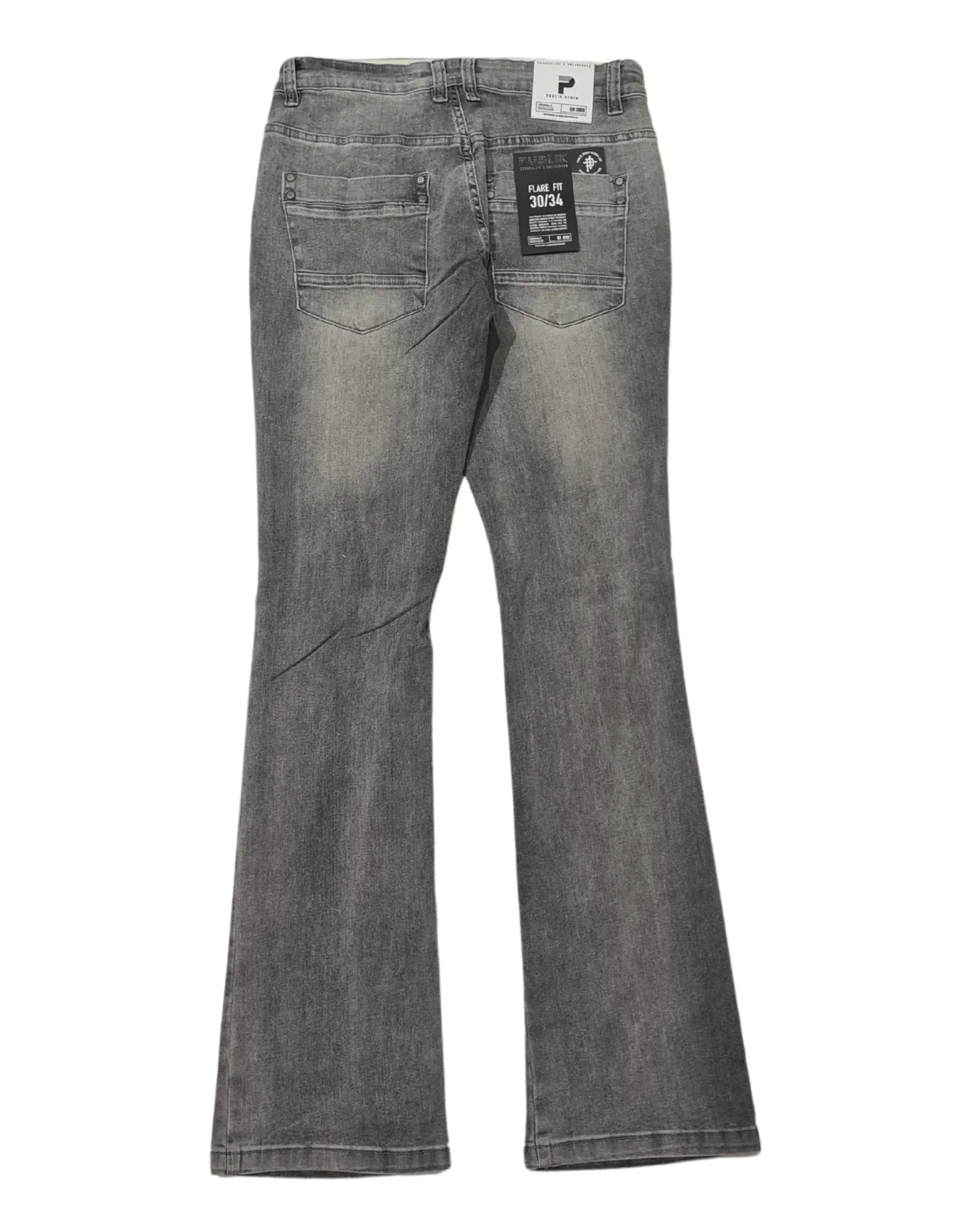 Flocking Flare Denim Jeans KD2509