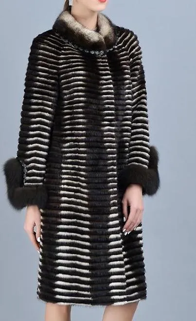 Knitted Mink Fur Coats
