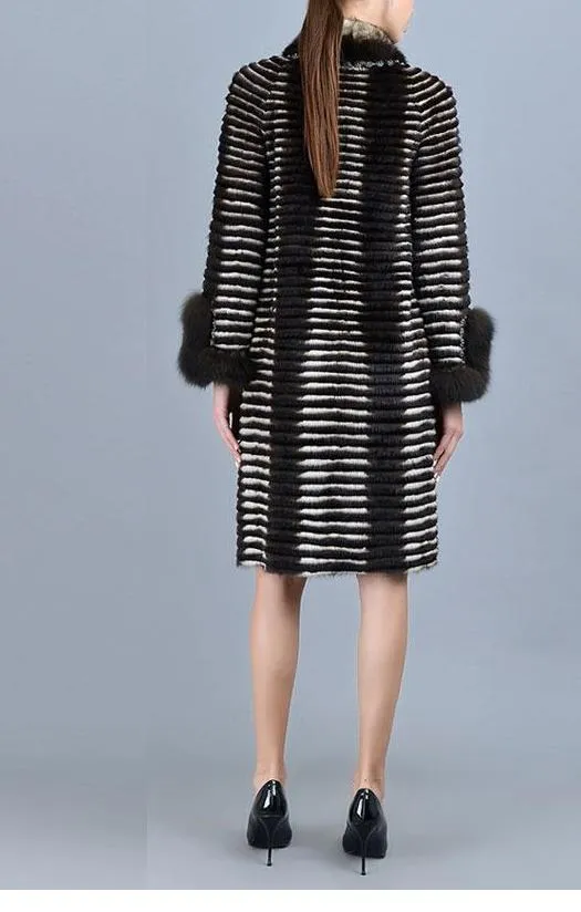 Knitted Mink Fur Coats