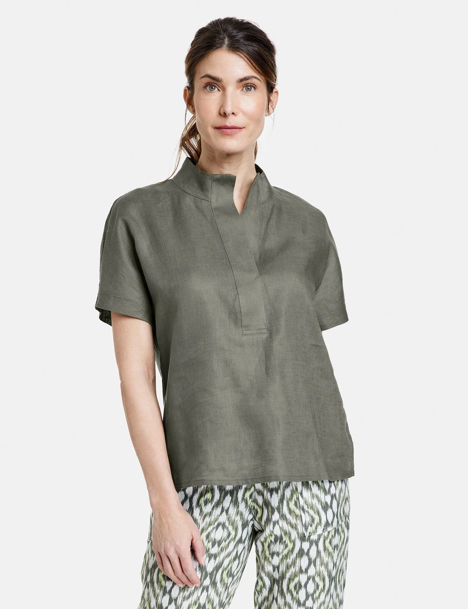 Linen Blouse Top