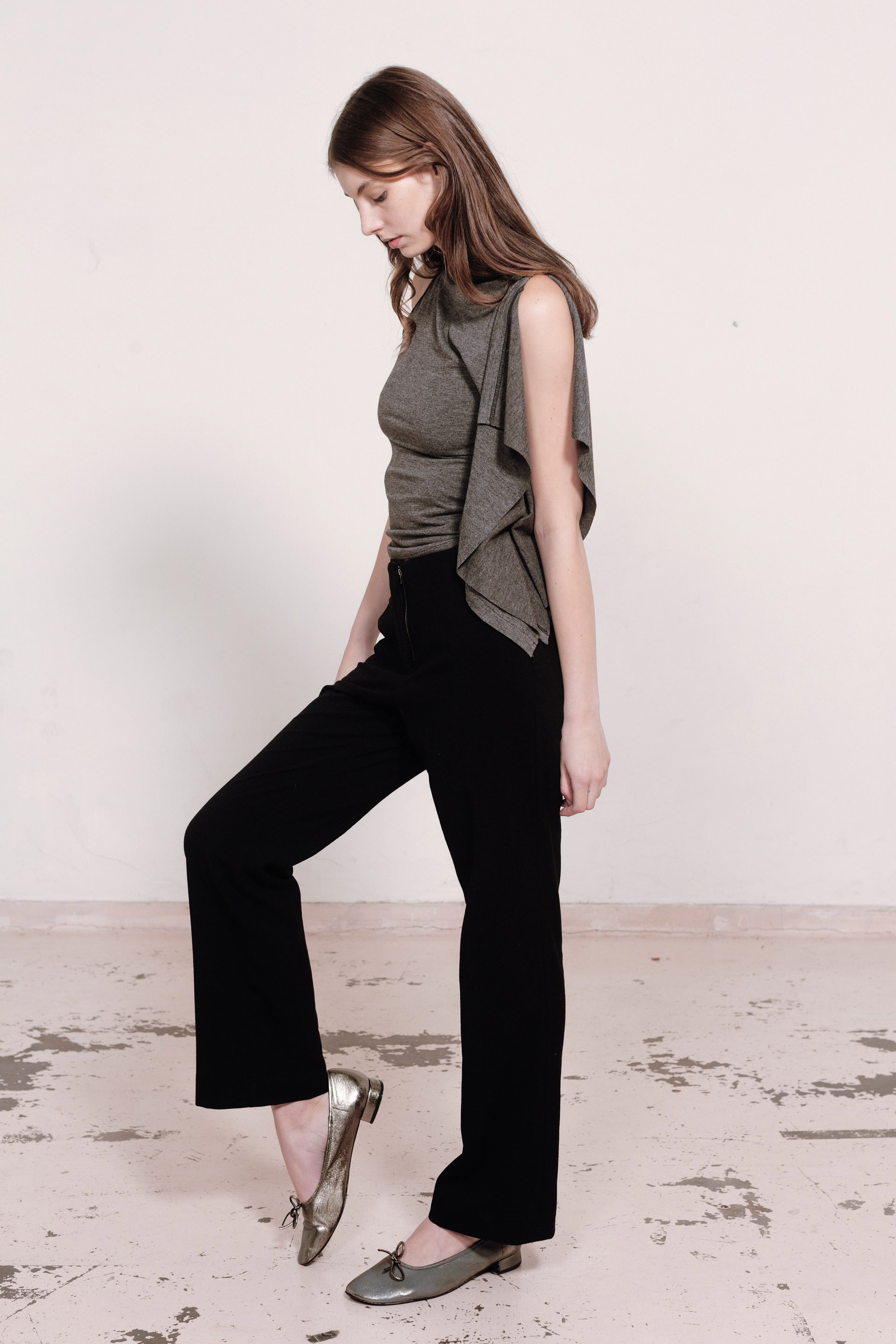 LOU LOU TANK | CHARCOAL