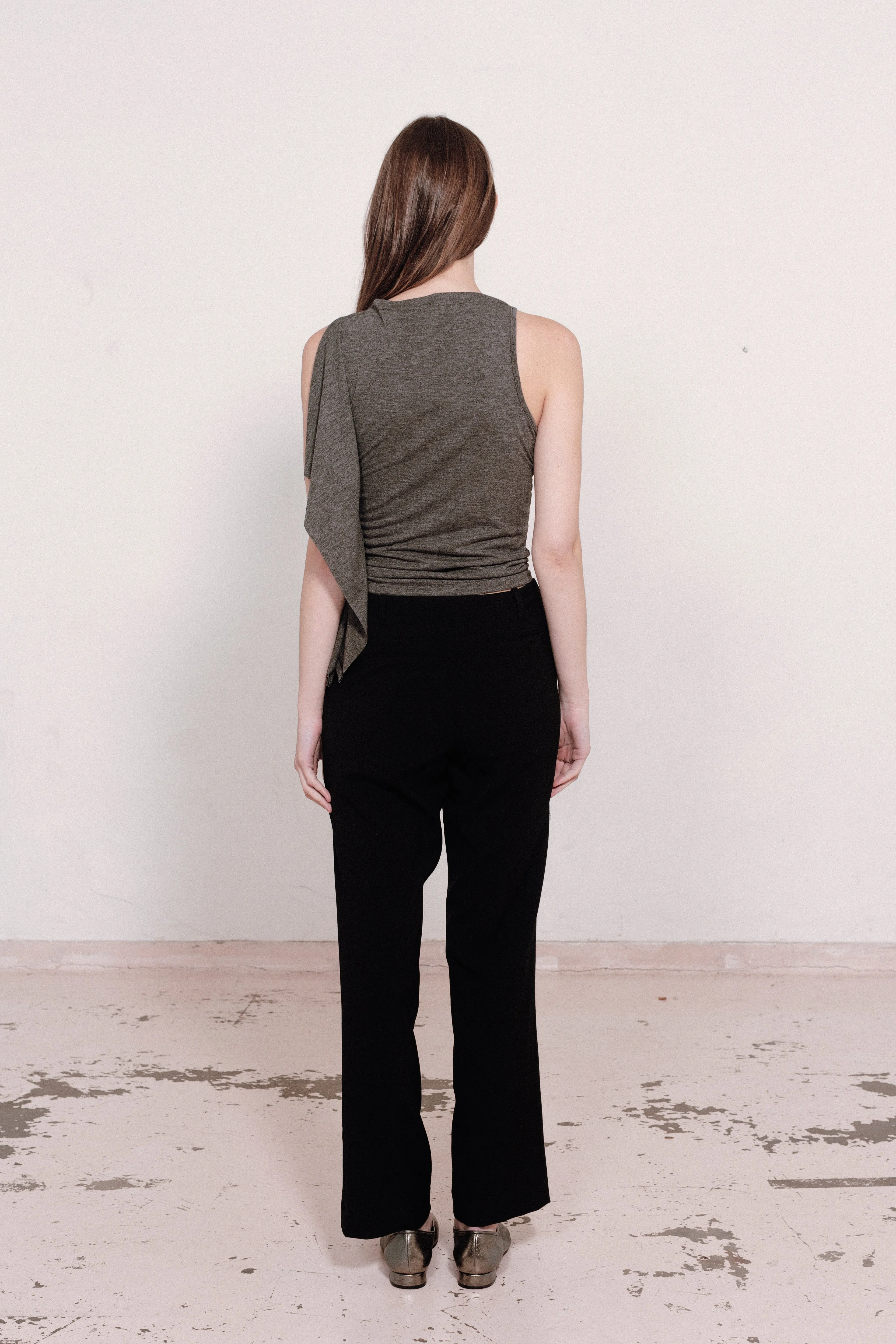 LOU LOU TANK | CHARCOAL