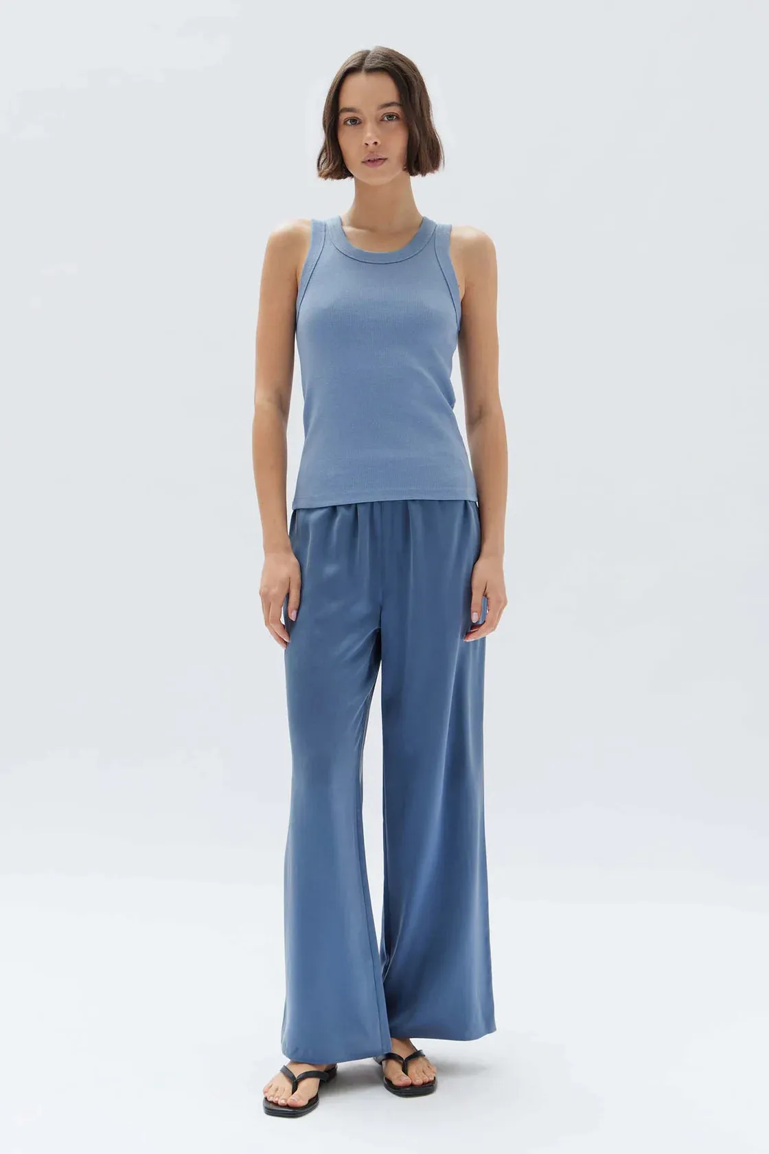 MIANA ORGANIC RIB TANK | GLACIAL