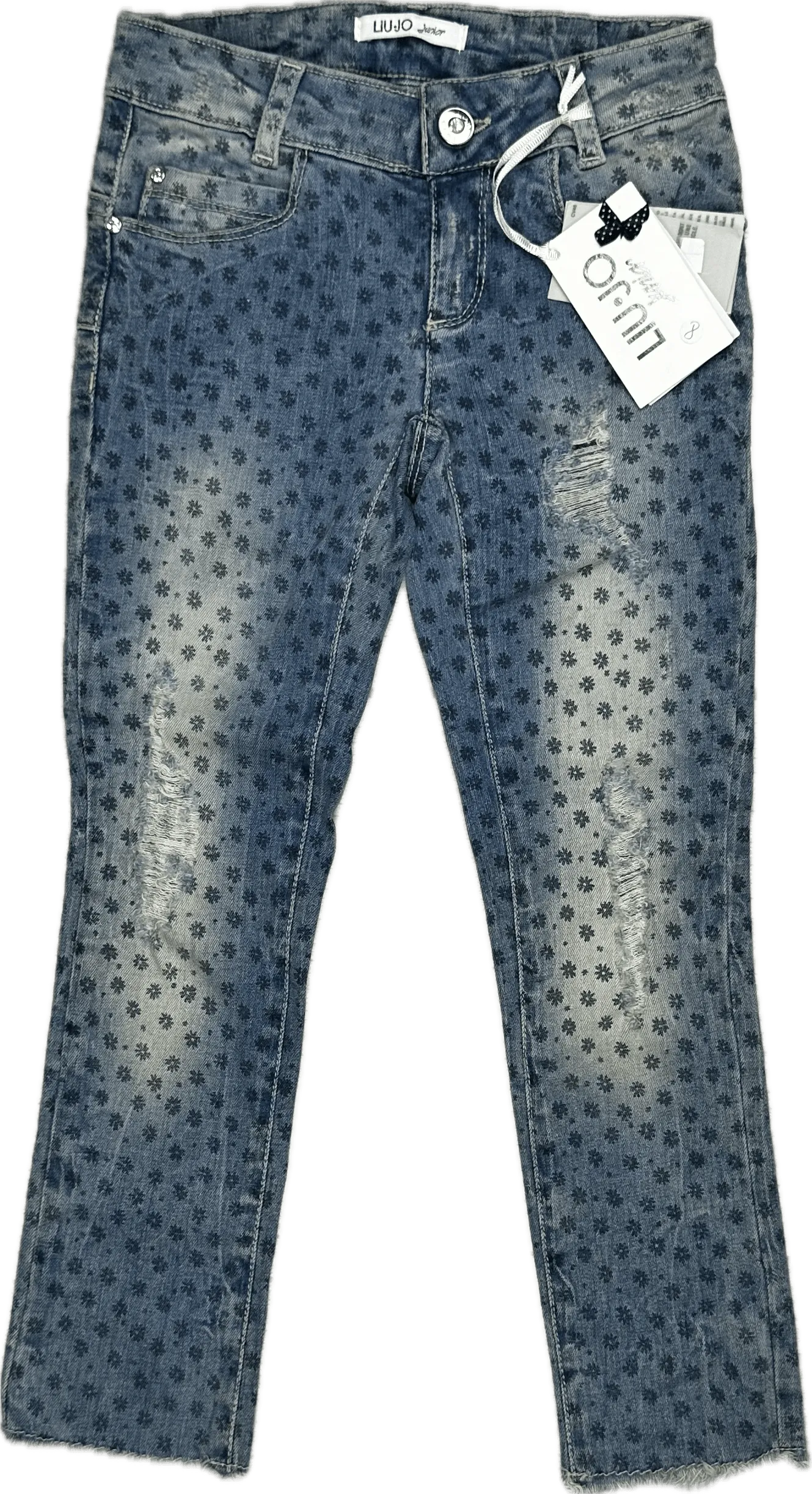 NWT - Lui-Jo Junior Skinny Jeans  - Size 6/8 Years