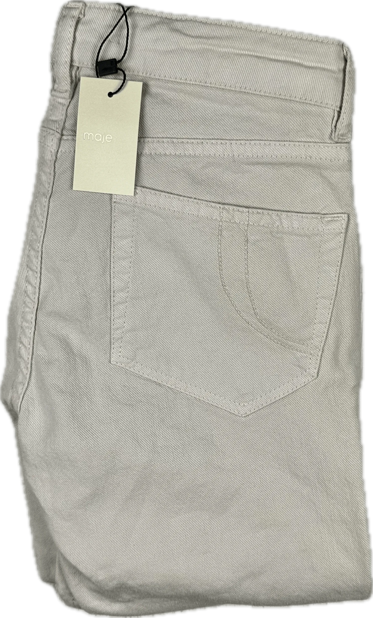 NWT - Maje 'E15 Posh' Beige Skinny Jeans- Size Euro 34