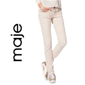NWT - Maje 'E15 Posh' Beige Skinny Jeans- Size Euro 34