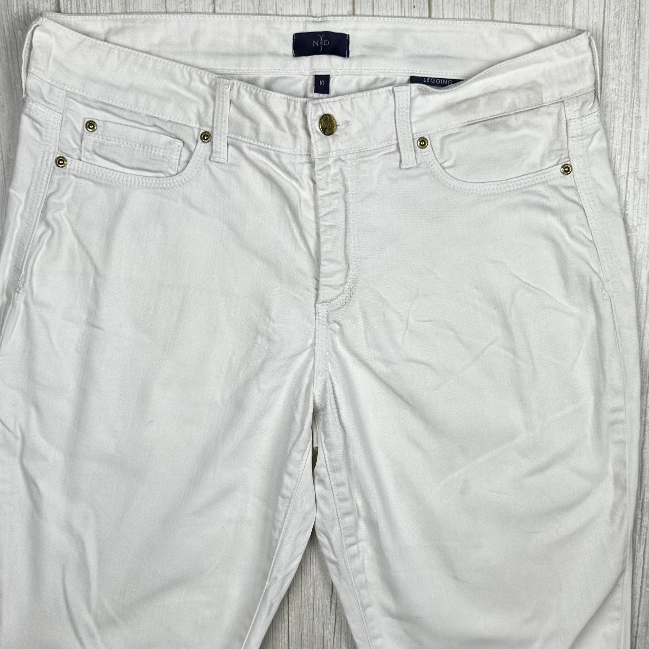 NYDJ Lift & Tuck  'Legging' White Jeans -Size 10 US or 14 AU