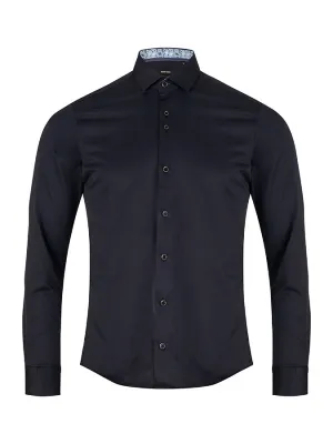 Remus Uomo Kirk Slim Fit Shirt -Black