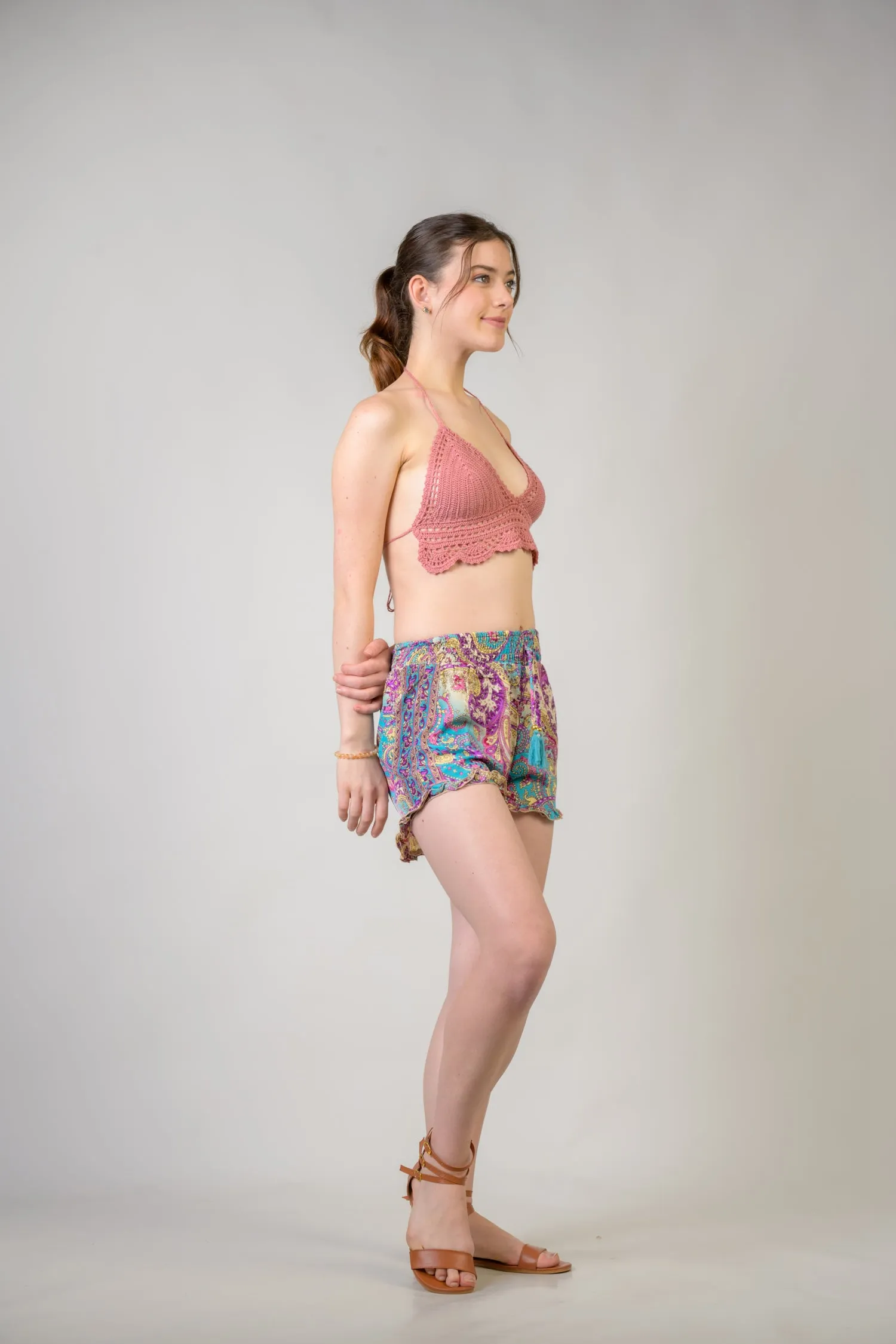 Rhea Patterned Bobbin Shorts