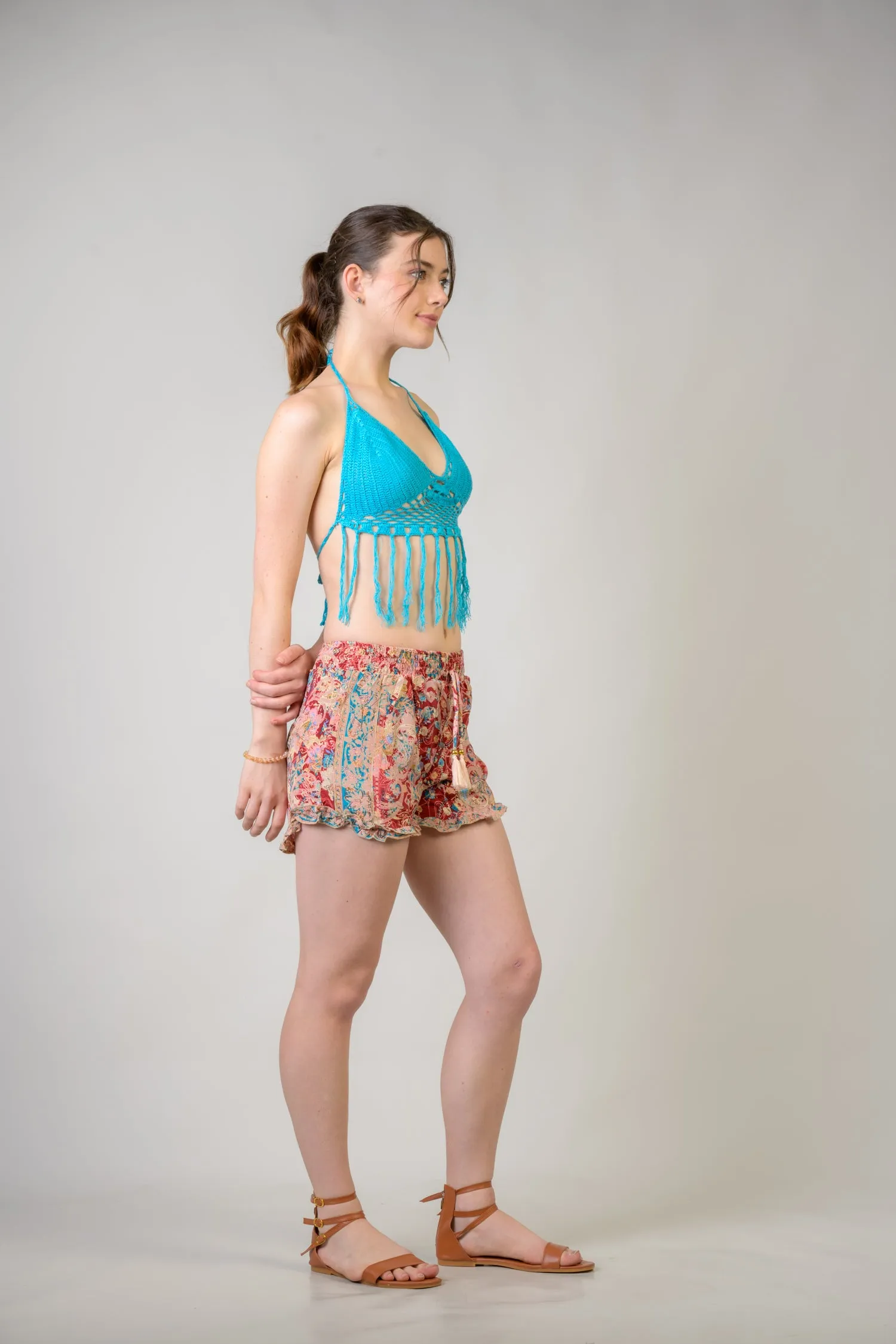 Rhea Patterned Bobbin Shorts