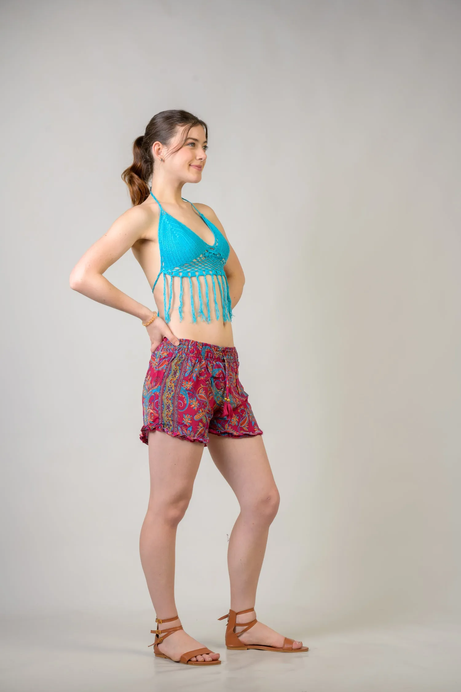 Rhea Patterned Bobbin Shorts