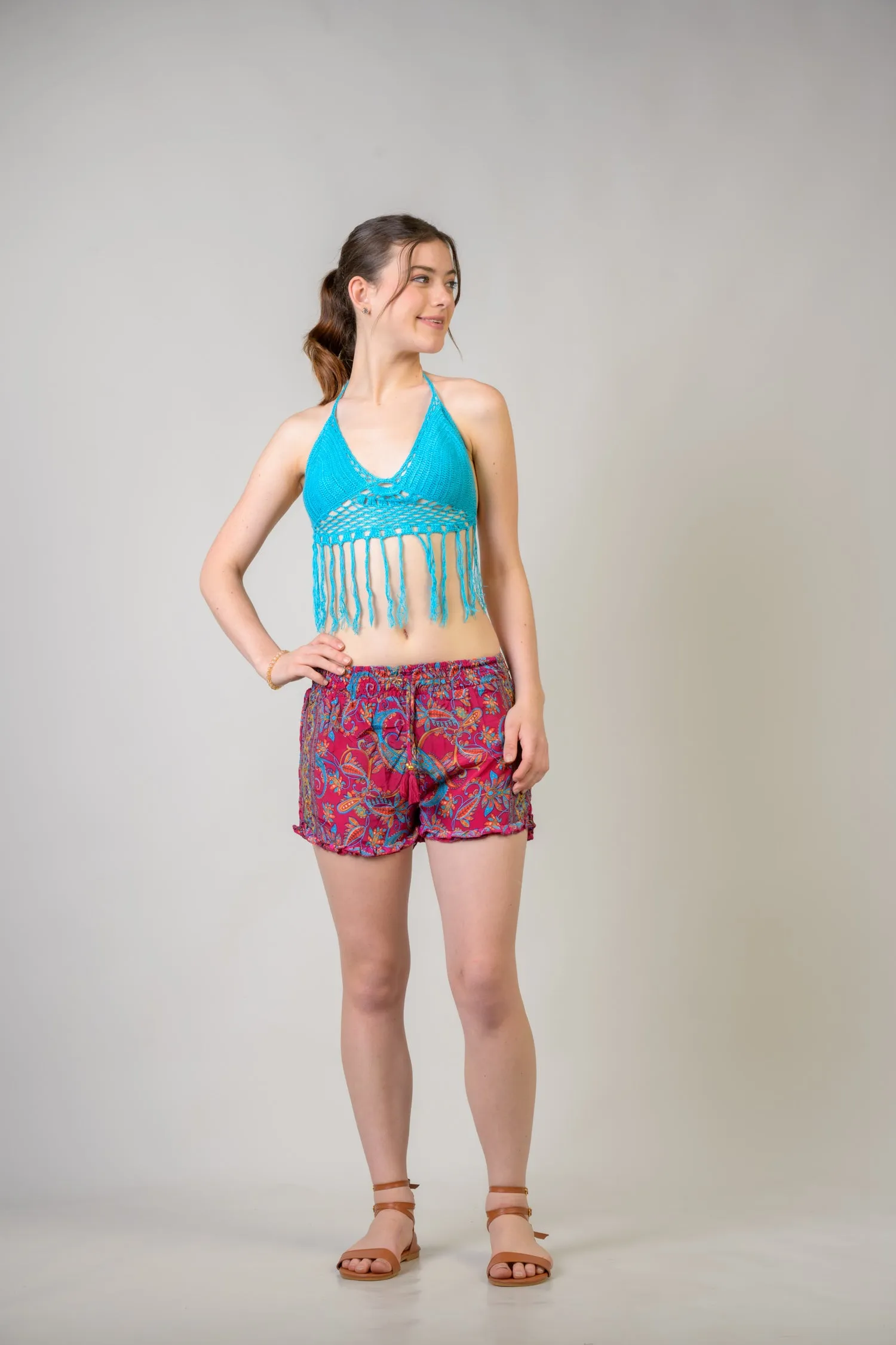 Rhea Patterned Bobbin Shorts