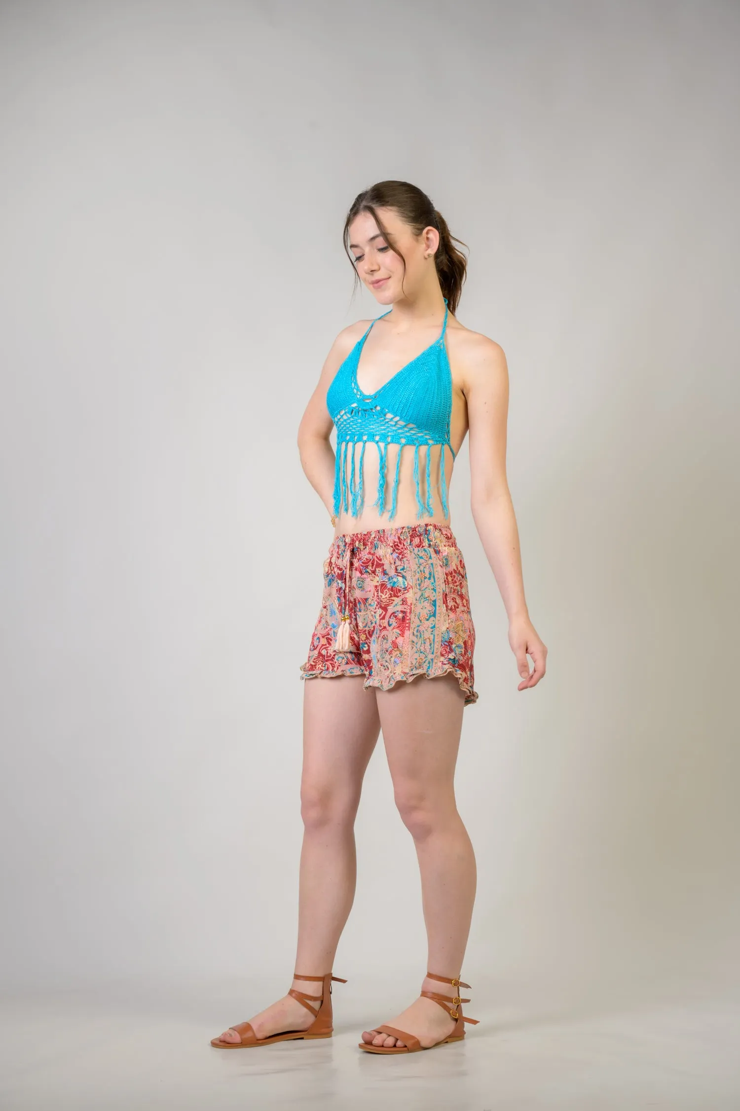 Rhea Patterned Bobbin Shorts