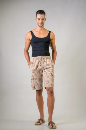 Rhea Sun Moon Print Shorts