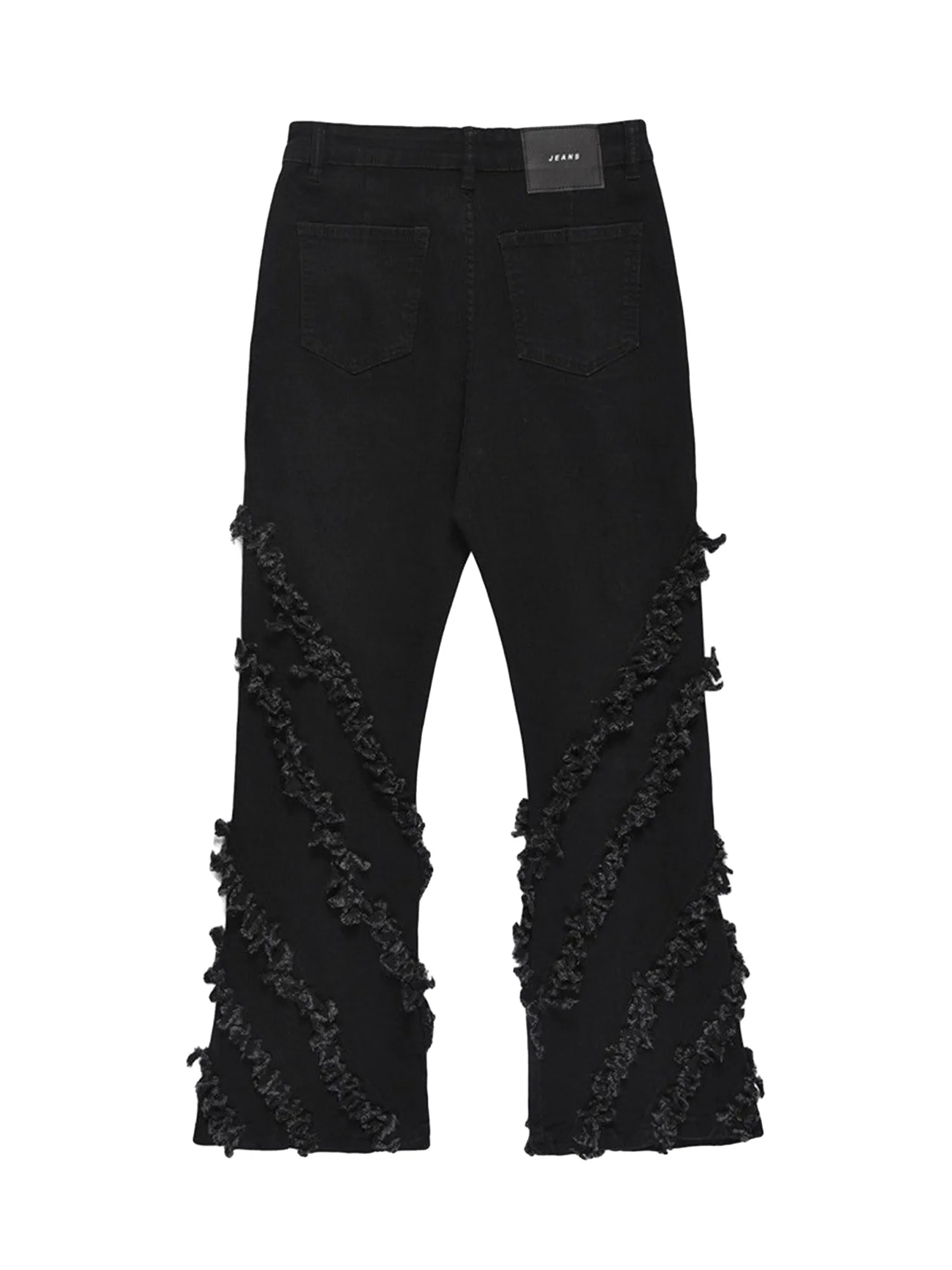 Sneakerhill Vintage Rough Edge Flared Jeans - 1721
