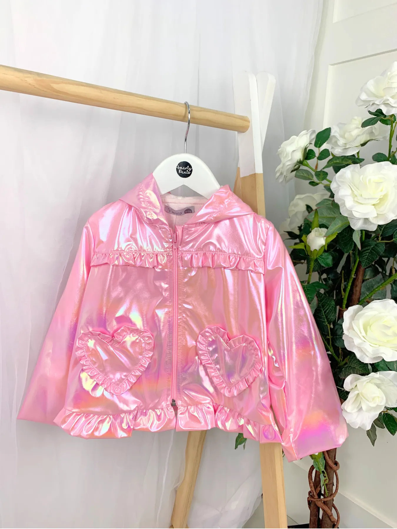 Toddler Girl Pink Raincoat