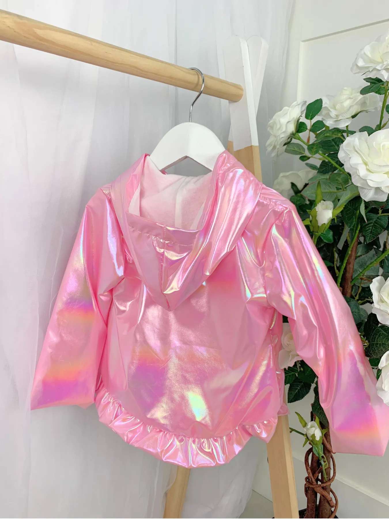 Toddler Girl Pink Raincoat