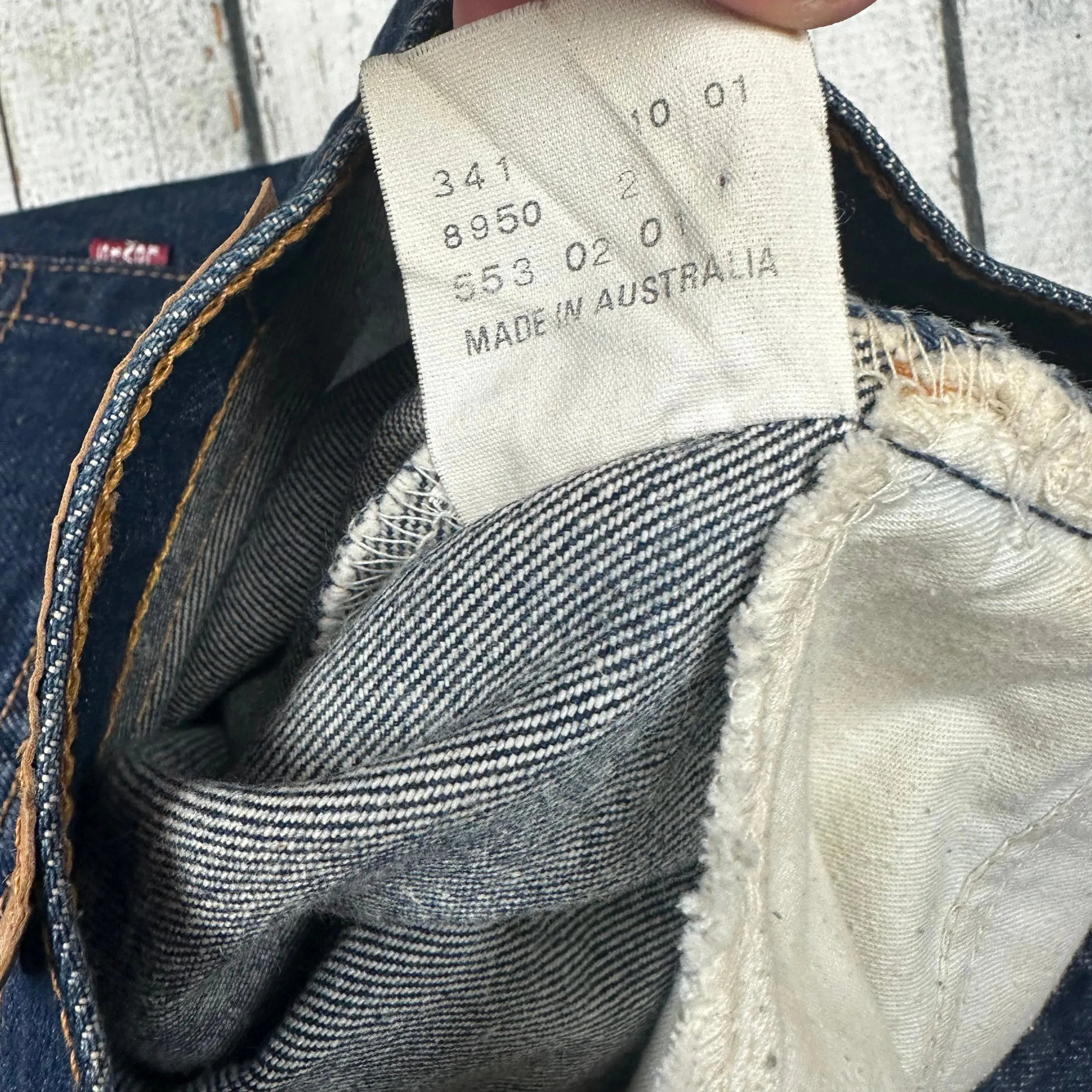 Vintage 1990's  Australian Made Levis 553 Jeans - Size 26/32