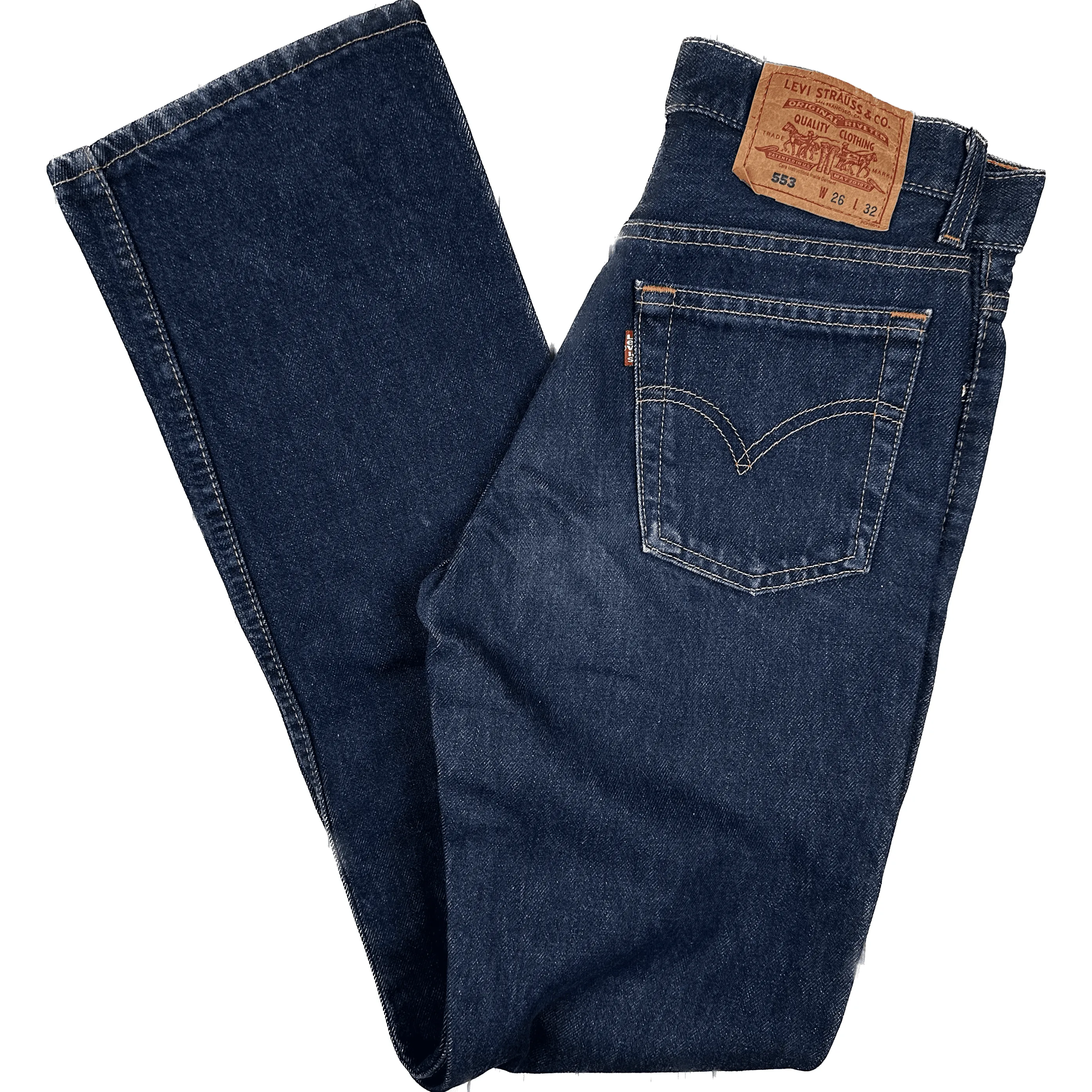 Vintage 1990's  Australian Made Levis 553 Jeans - Size 26/32