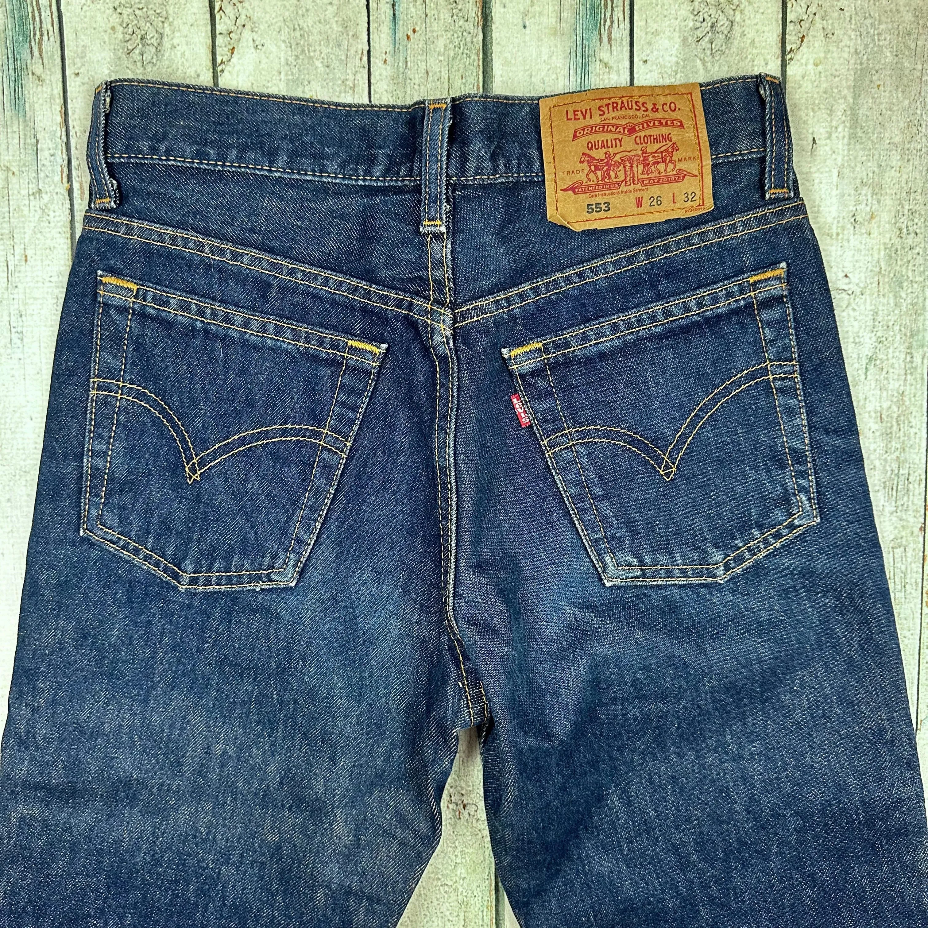 Vintage 1990's  Australian Made Levis 553 Jeans - Size 26/32